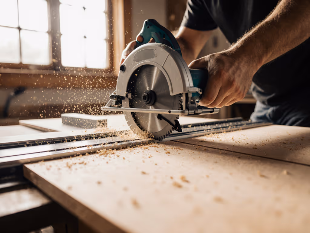 woodworker_using_circular_saw_with_guide_rail