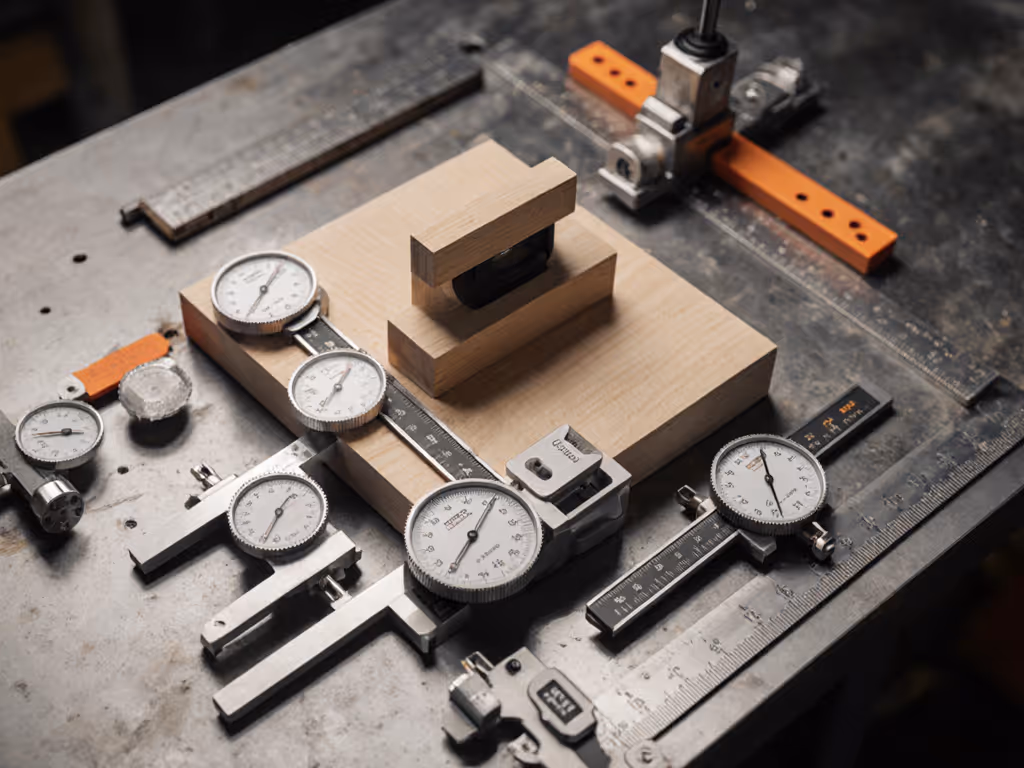 circular_saw_cut_accuracy_test_fixture_with_dial_indicators