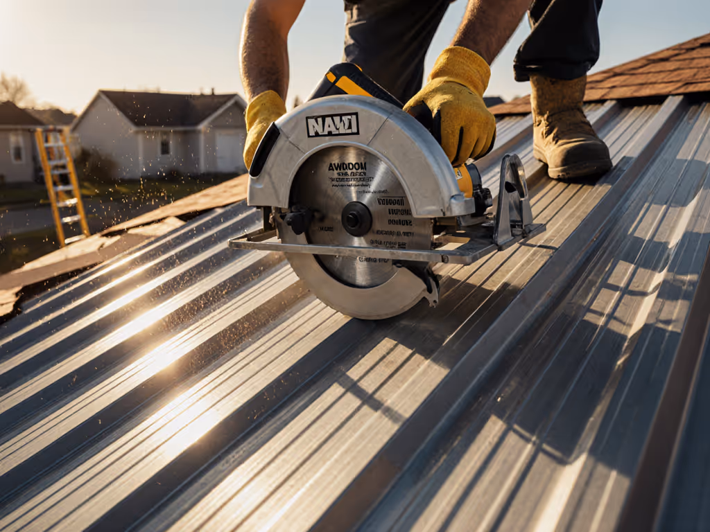 Circular Saw Metal Roofing Cuts: Safe Sloped Techniques