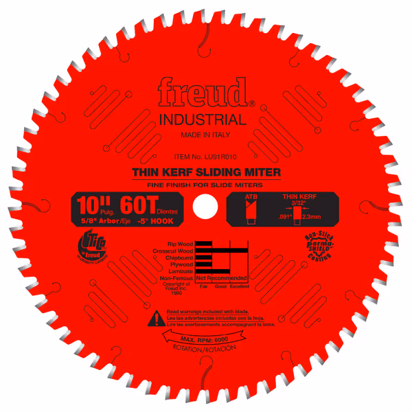 Freud LU91R010 10" Miter Saw Blade