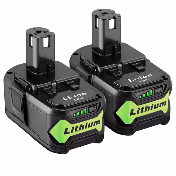 Ryobi 18V ONE+ 6000mAh Replacement Batteries (2-Pack)